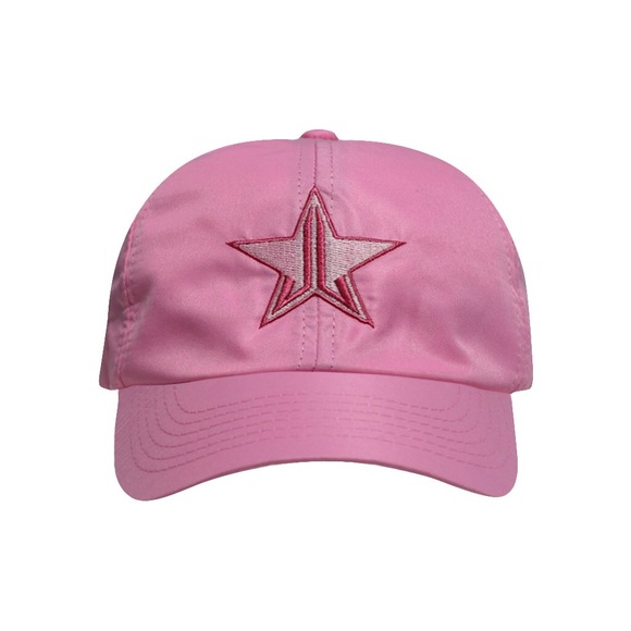 🧢Jeffree Star Cosmetics Pink Star Logo Dad Hat - Picture 1 of 4